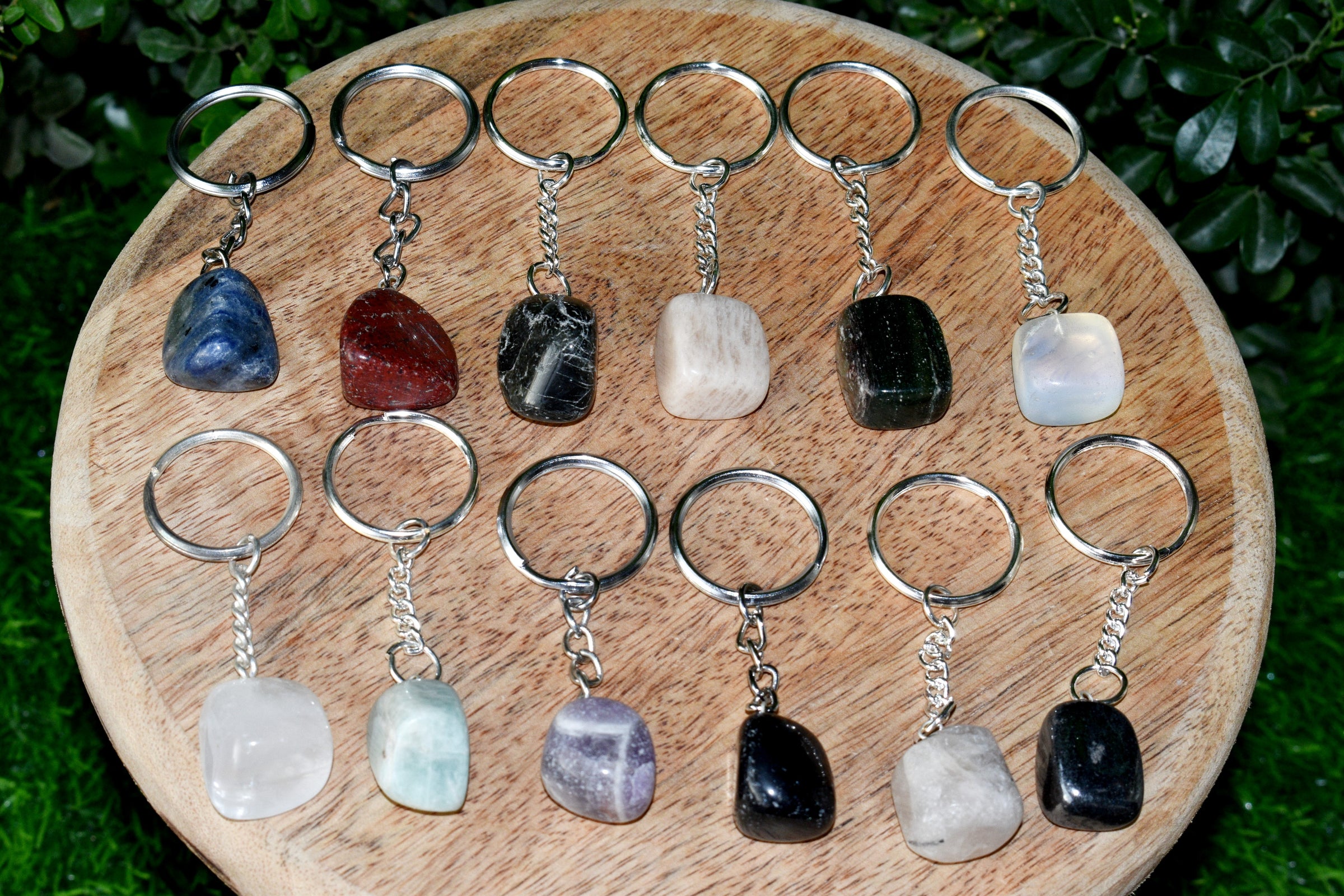 Tumbled Stones Keychain