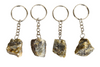 Labradorite Key Chain, Gemstone Keychain Crystal Key Ring (Expanded Awareness and Intuition)