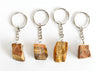 Tiger Eye Key Chain, Gemstone Keychain Crystal Key Ring (Creativity and Intuition)