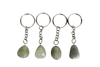 Green Aventurine Key Chain, Gemstone Keychain Crystal Key Ring (Attraction and Cleansing)