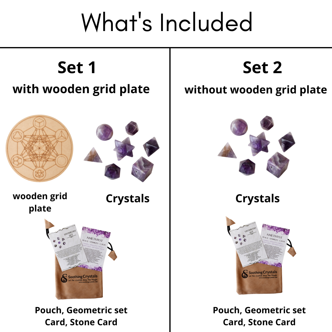 Amethyst Geometry Set 