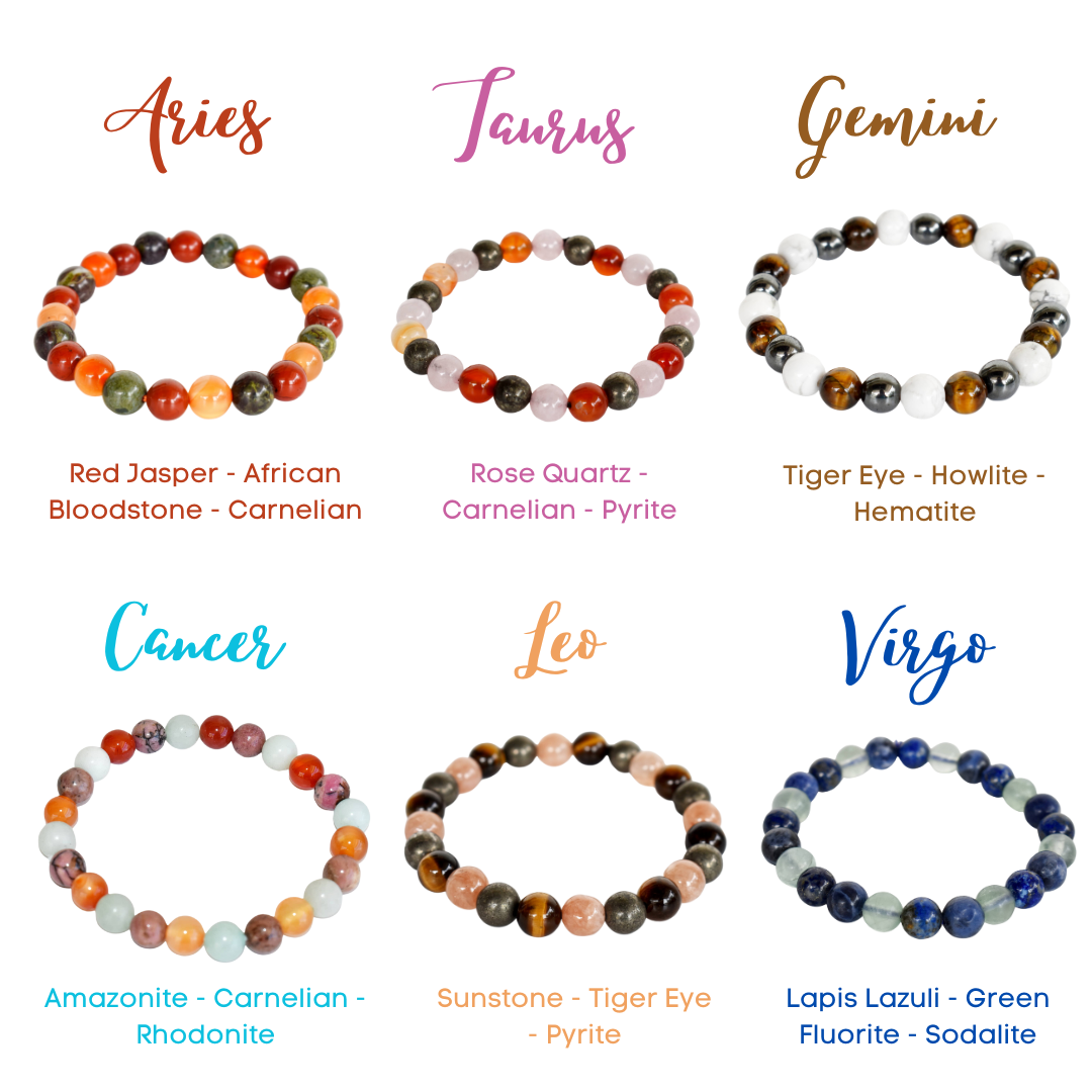 Libra Zodiac Crystal Bracelet, Libra Gifts