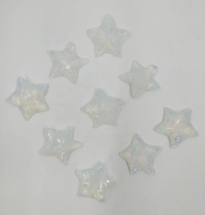 Flat Stars & Moon Shaped Gemstone Arrowheads