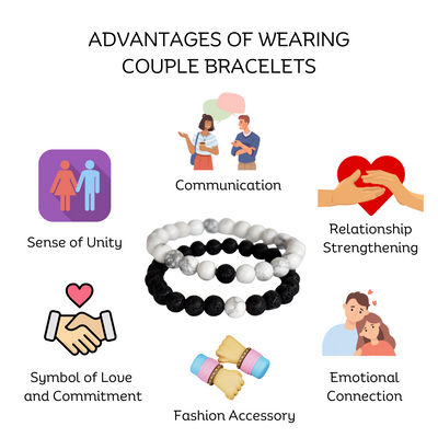 Lava Howlte Couple Bracelets, Anniversary Gift (Expansion and Inspiration )