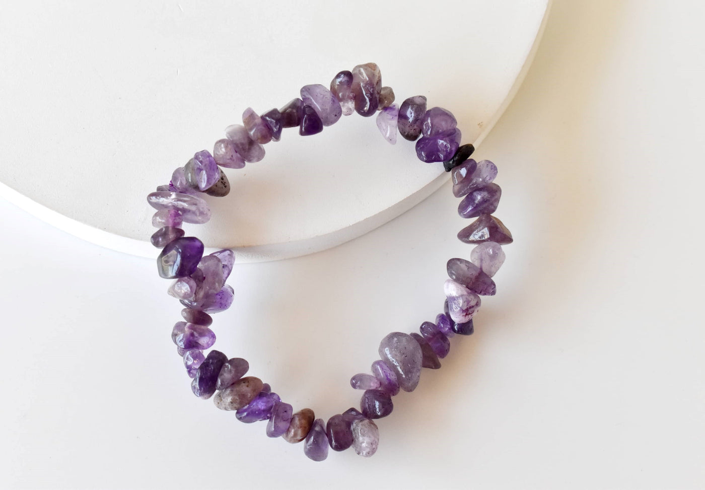 Amethyst Chip Bracelet (Focus and Manifestation)