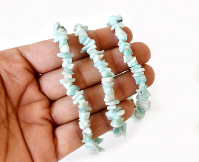 Amazonite Chip Bracelet(Communication and Adventures)