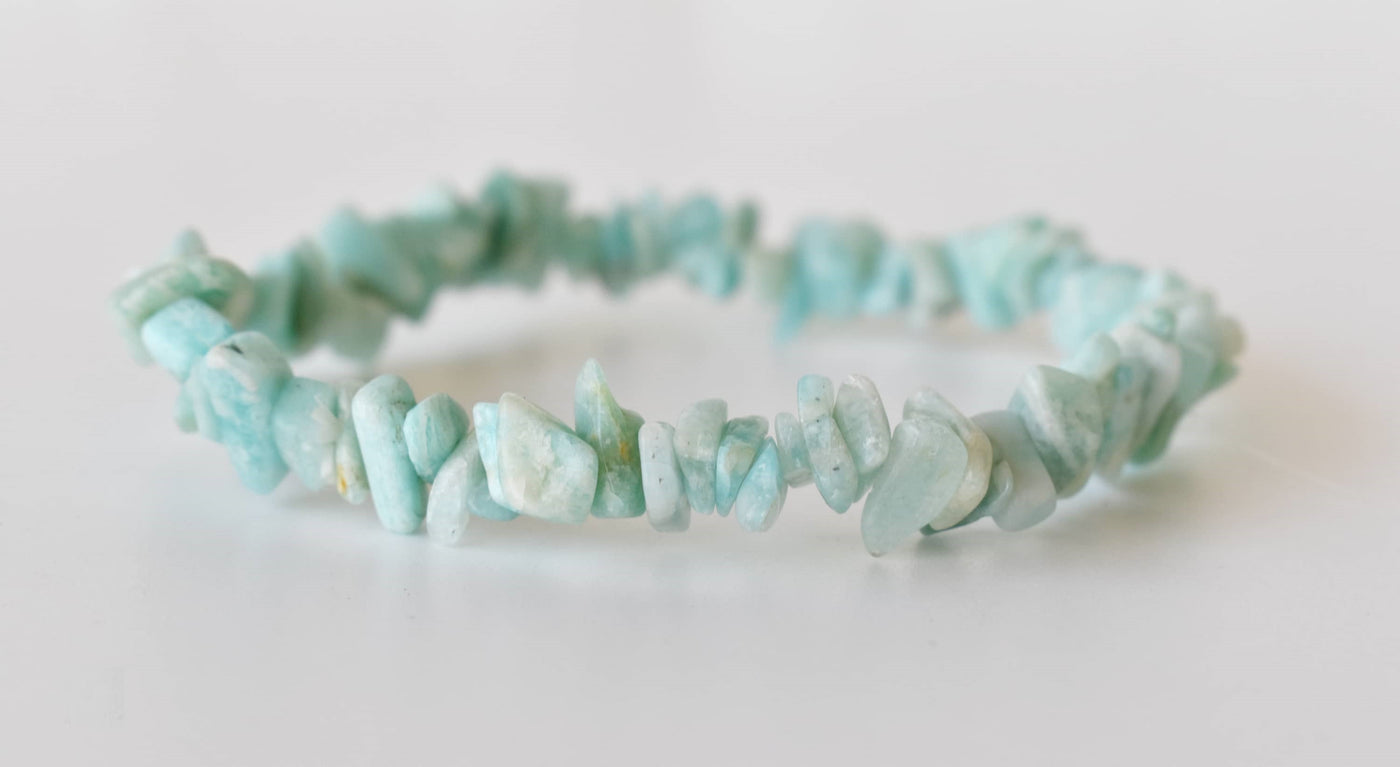 Amazonite Chip Bracelet(Communication and Adventures)