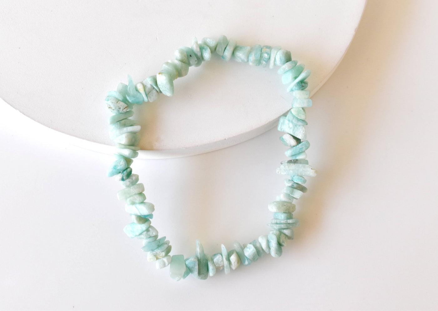 Amazonite Chip Bracelet(Communication and Adventures)