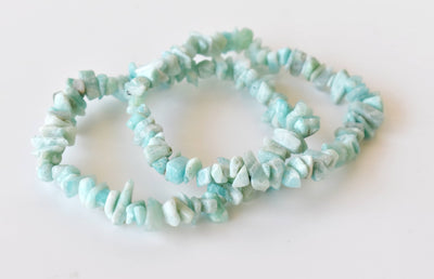 Amazonite Chip Bracelet(Communication and Adventures)