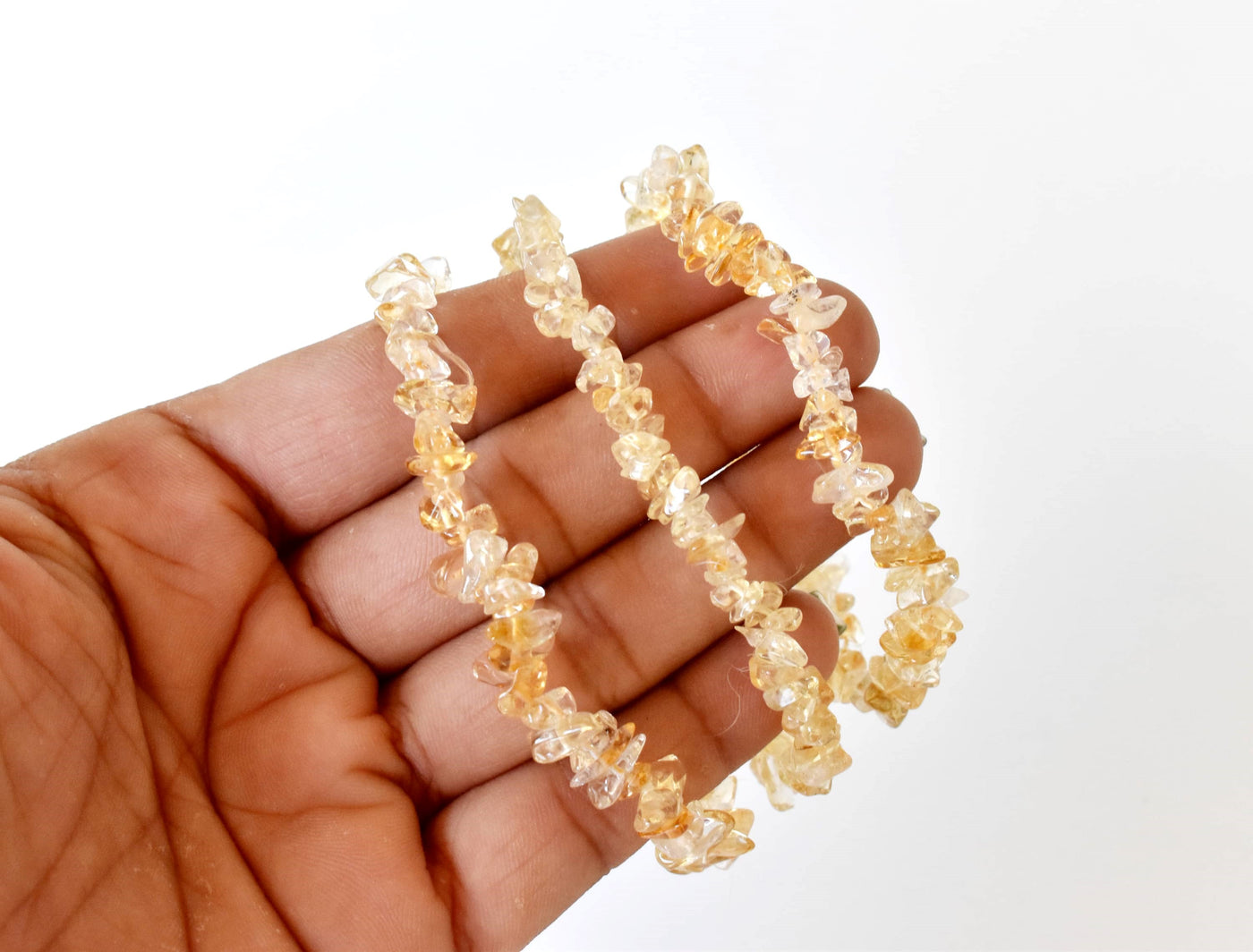 Citrine Chip Bracelet (Physical Healing and Stress Relief)