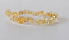 Bracelets de puces de citrine naturelle, bracelets de puces de pierres précieuses en cristal en vrac ~ bracelet de puce de chakra de guérison