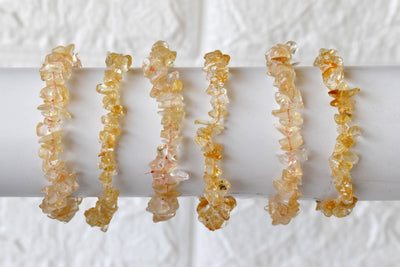 Citrine Chip Bracelet (Physical Healing and Stress Relief)