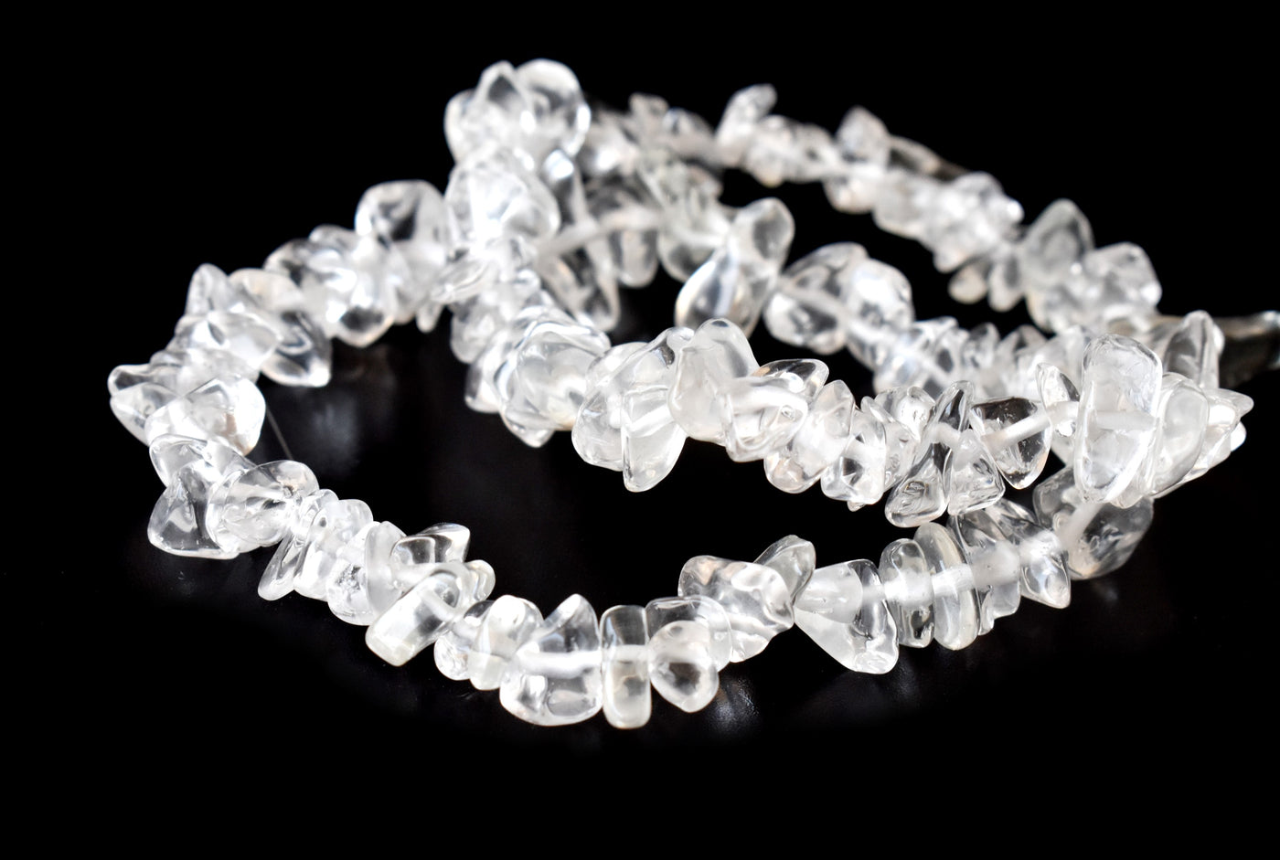 Crystal Quartz Chip Bracelet (Channeling and Dreams )