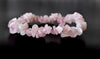 Bracelets à puces en quartz rose naturel, bracelets à puces en cristal en vrac ~ Bracelet à puces de guérison