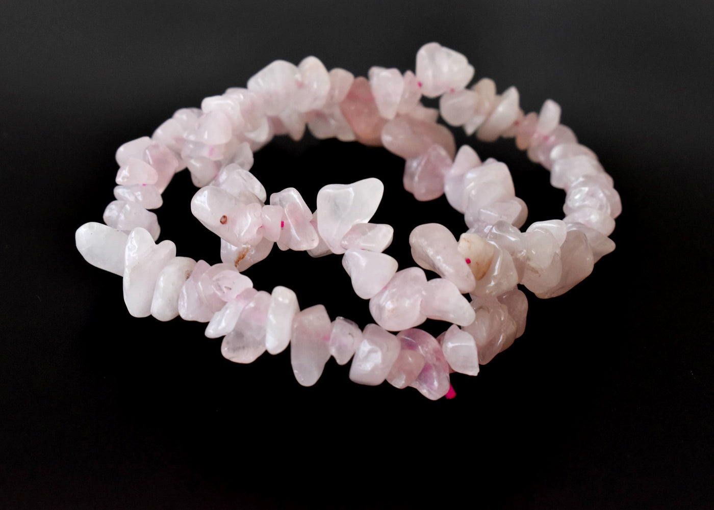 Rose Quartz Chip Bracelet (Creativity and Calming)