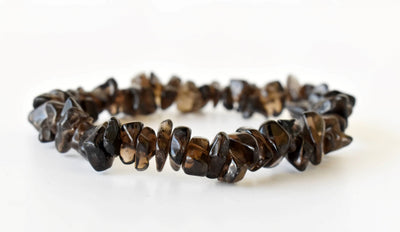 Smokey Quartz Chip Bracelet (Sense of Purpose and Purification)