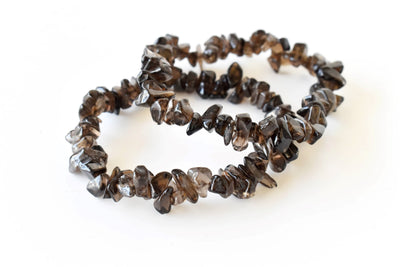 Smokey Quartz Chip Bracelet (Sense of Purpose and Purification)