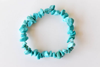 Turquoise Chip Bracelet (Travel  and Enhancing)