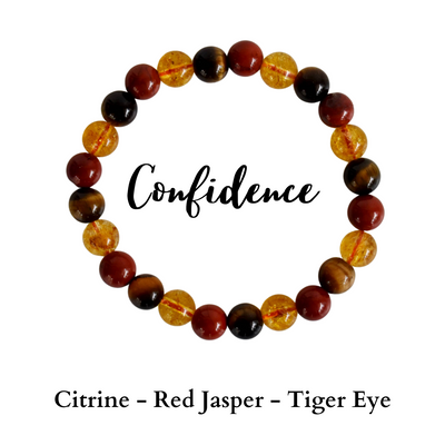 Boost CONFIDENCE Crystal Bracelet (Confidence, Awareness, Stress Relief)