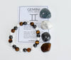 GEMINI Zodiac Crystal Kit, Gemini Birthstones Tumbled Stones Set, Gemini Gifts