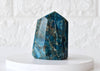 Polished Blue Apatite Points (Inspiration and Psychic Abilities)