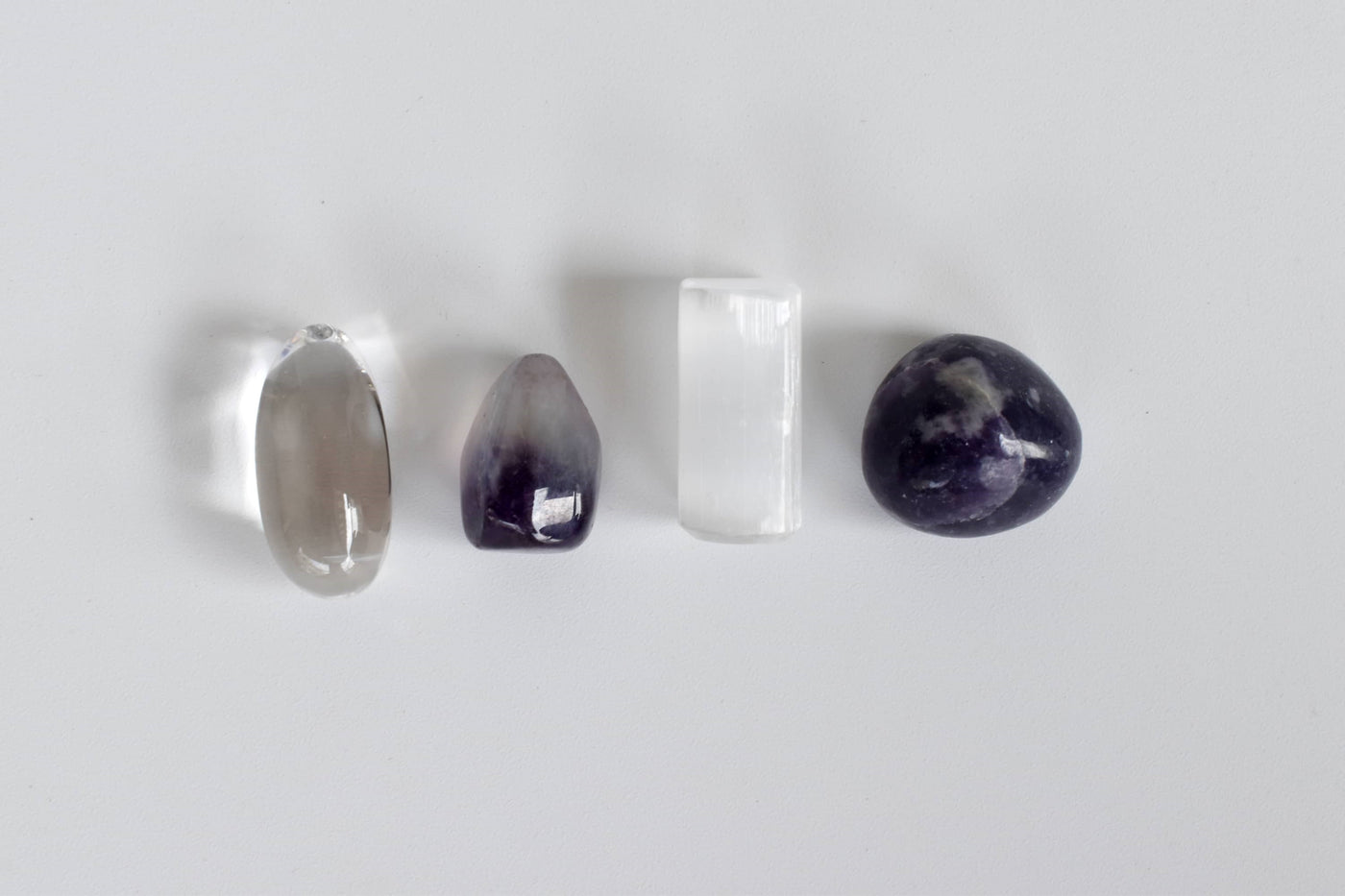 CROWN Chakra Crystals Kit, Chakra's Stones Tumbled Set, Chakra's Gift