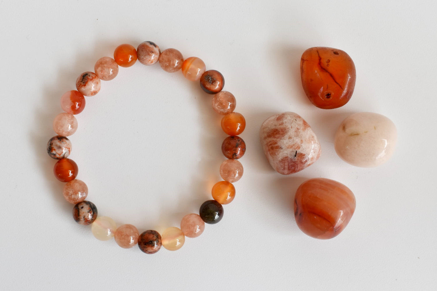 SACRAL Chakra Crystals Kit, Chakra's Stones Tumbled Set, Chakra's Gift