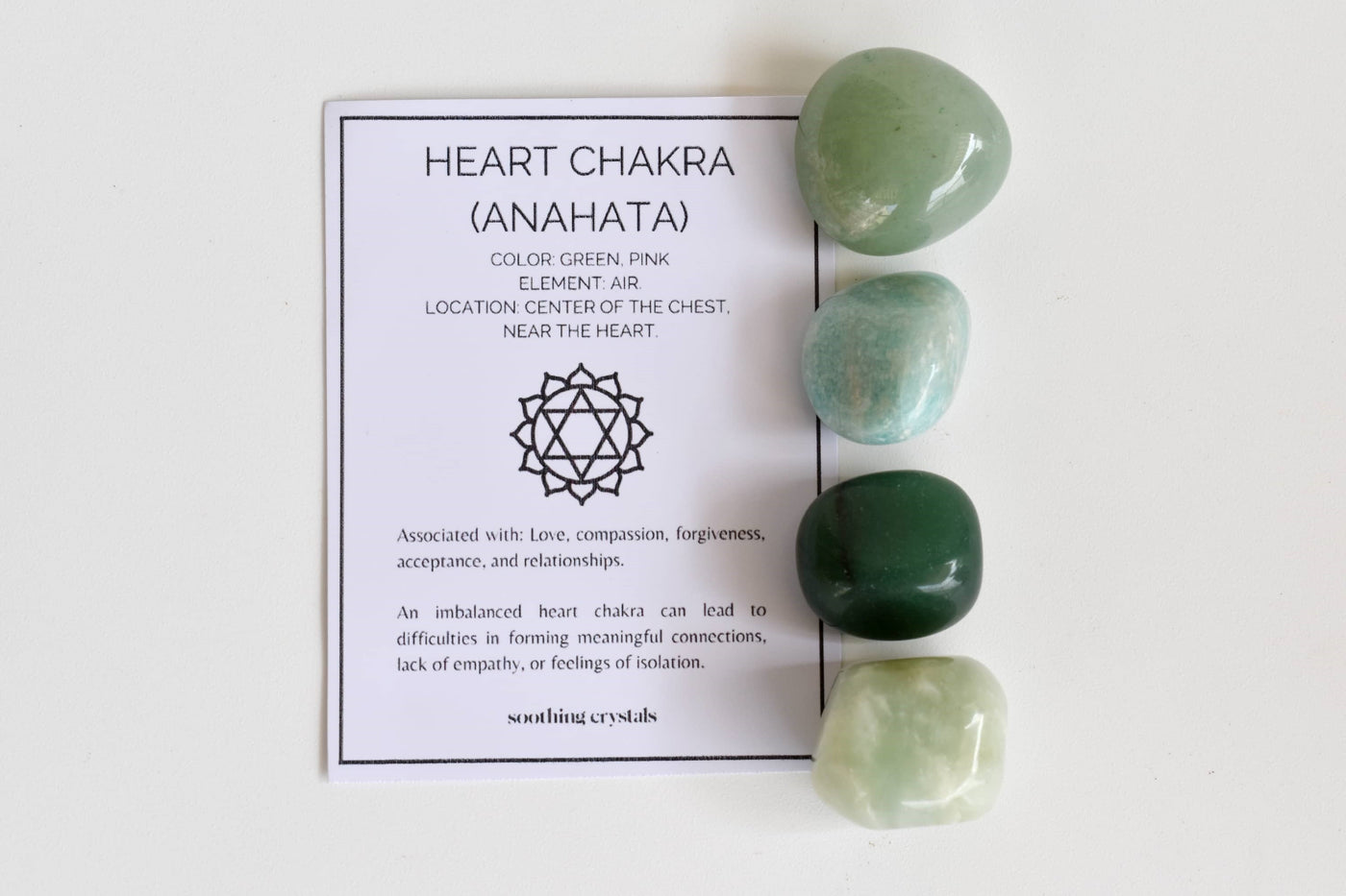 HERAT Chakra Crystals Kit, Chakra's Stones Tumbled Set, Chakra's Gift