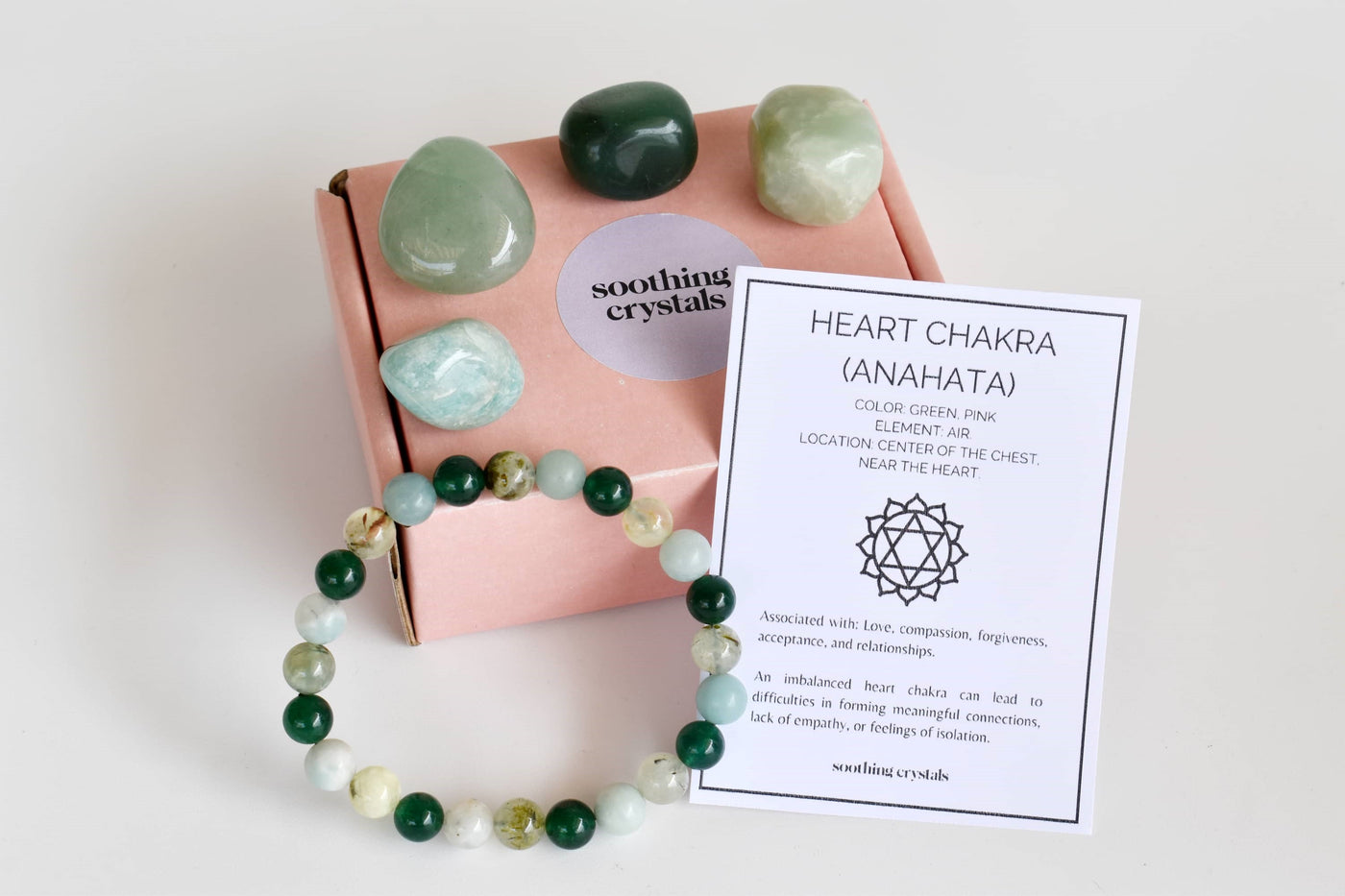 HERAT Chakra Crystals Kit, Chakra's Stones Tumbled Set, Chakra's Gift