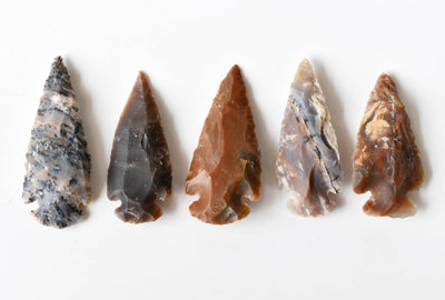 Fancy Jasper Arrowhead Points (Confidence and Strength)