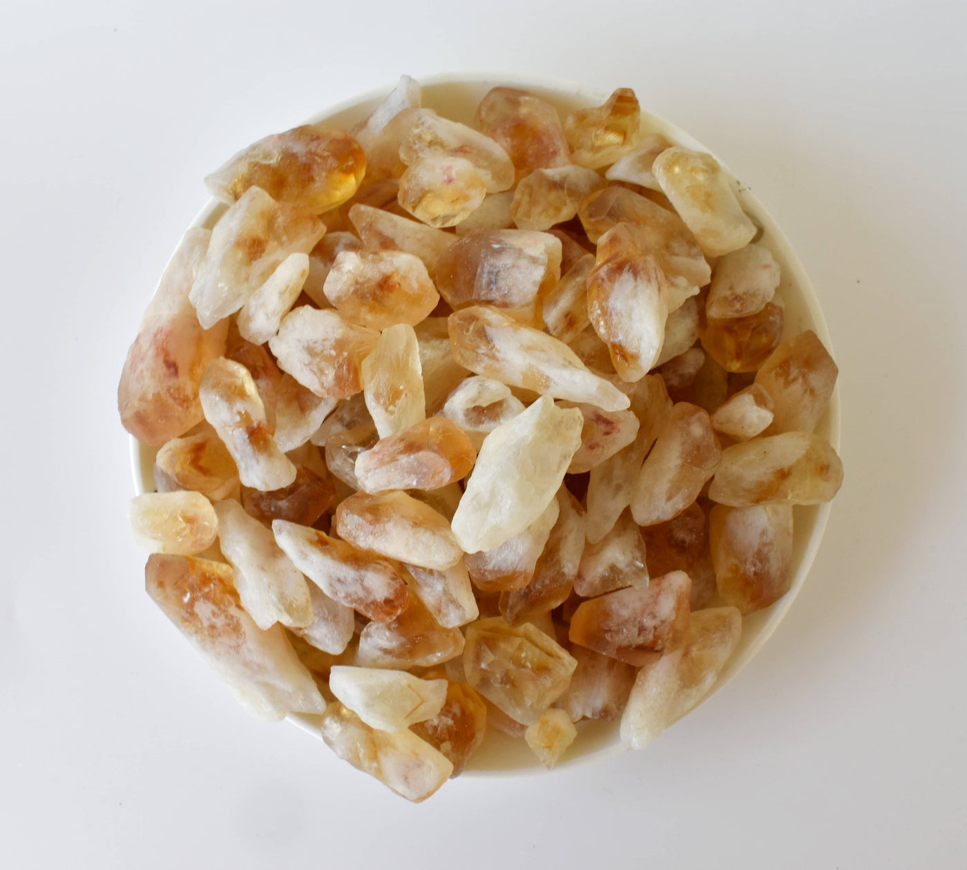 Natural Citrine Points, Natural Bulk Crystals (Stress Relief and Good Fortune)