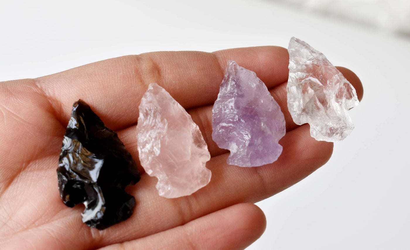 Gemstone Arrowheads for DIY Project Craft Point Jewelry Making