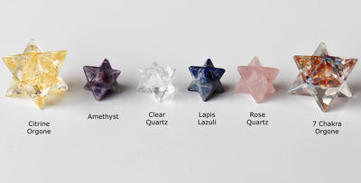 Crystal Merkaba Stars, Crystal Grid, Energy Healing Sacred Geometry Stars