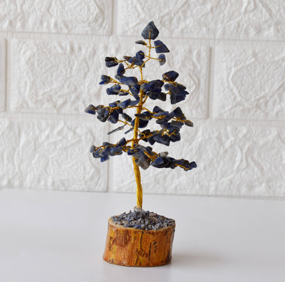 Arbre en cristal de Lapis Lazuli, arbre de mensonge de pierres précieuses pour la décoration intérieure,