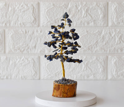 Arbre en cristal de Lapis Lazuli, arbre de mensonge de pierres précieuses pour la décoration intérieure,