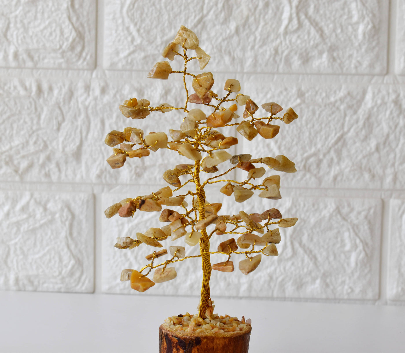 Yellow Aventurine Crystal Tree (Intuition and  Weight Control)