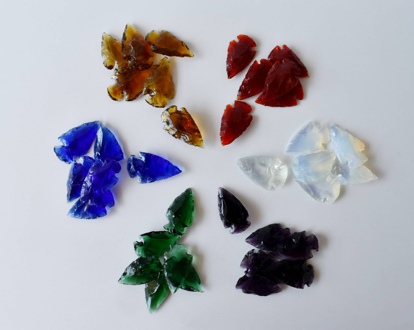 Mix Arrowheads Glass Set