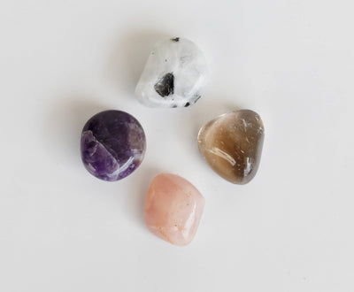 Calming GRIEF Support  Crystal Kit, Gemstone Tumble Kit, Grief Crystal Gift Set