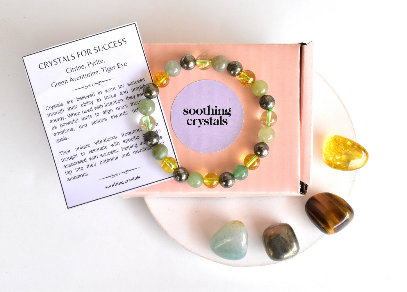 Attract SUCCESS Crystal Kit, Gemstone Tumble Kit, Success Crystal Gift Set