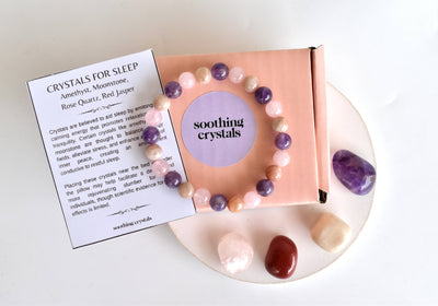 Improve SLEEP Crystal Kit, Gemstone Tumble Kit, Sleep Crystal Gift Set