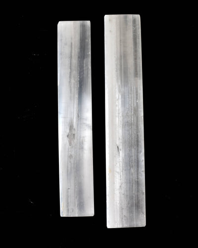 6" Selenite Charging Plate, Polished Selenite Crystal Slab