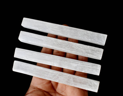 4" Selenite Healing Logs Selenite Sticks, Selenite Logs