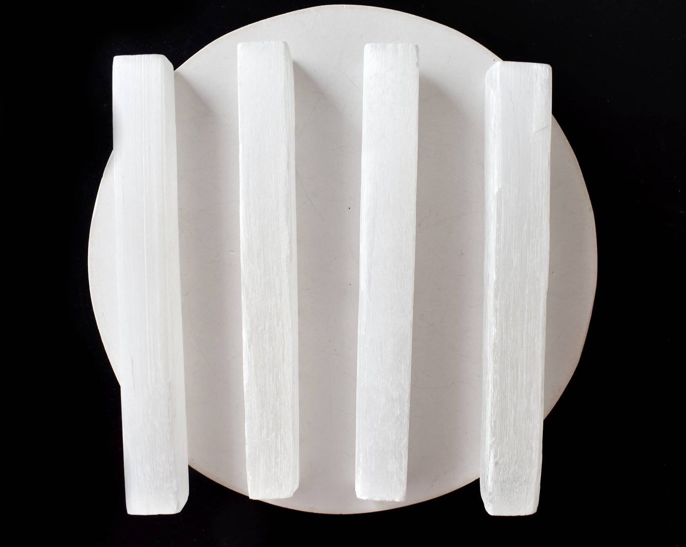 4" Selenite Healing Logs Selenite Sticks, Selenite Logs