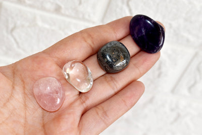 AQUARIUS Zodiac Crystal Kit, Aquarius Birthstones Tumbled Stones Set, Aquarius Gifts