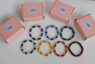 CROWN Chakra Crystal Bracelet