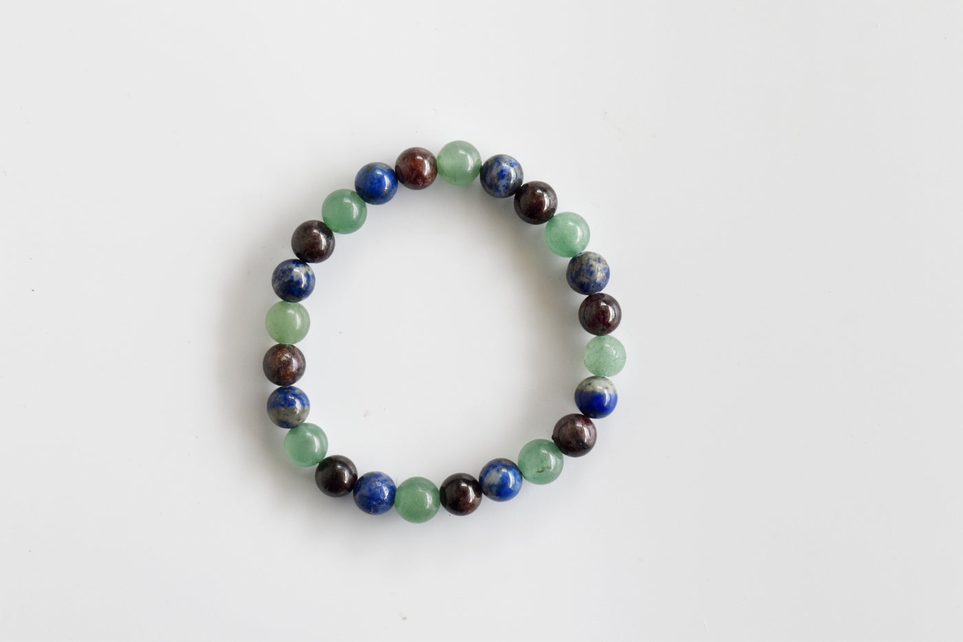 Encourages SELF-DISCOVERY Crystal Bracelet (Communication, Balance, Luck)