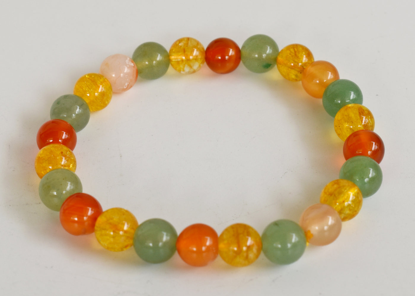 Energizes CREATIVITY Crystal Bracelet (Meditation, opportunity, and inspiration)