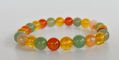 Energizes CREATIVITY Crystal Bracelet (Meditation, opportunity, and inspiration)