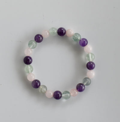 Assisting in Achieving CALM Crystal Bracelet(Tranquility and Mental Clarity)