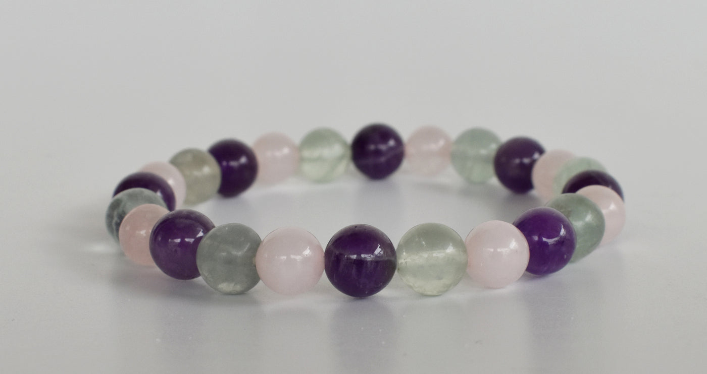 Assisting in Achieving CALM Crystal Bracelet(Tranquility and Mental Clarity)